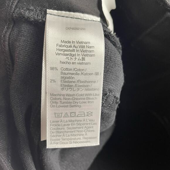 Madewell Kick Out Full Length Black Frost Denim Trendy Jeans US Women's 26 - Picture 4 of 7